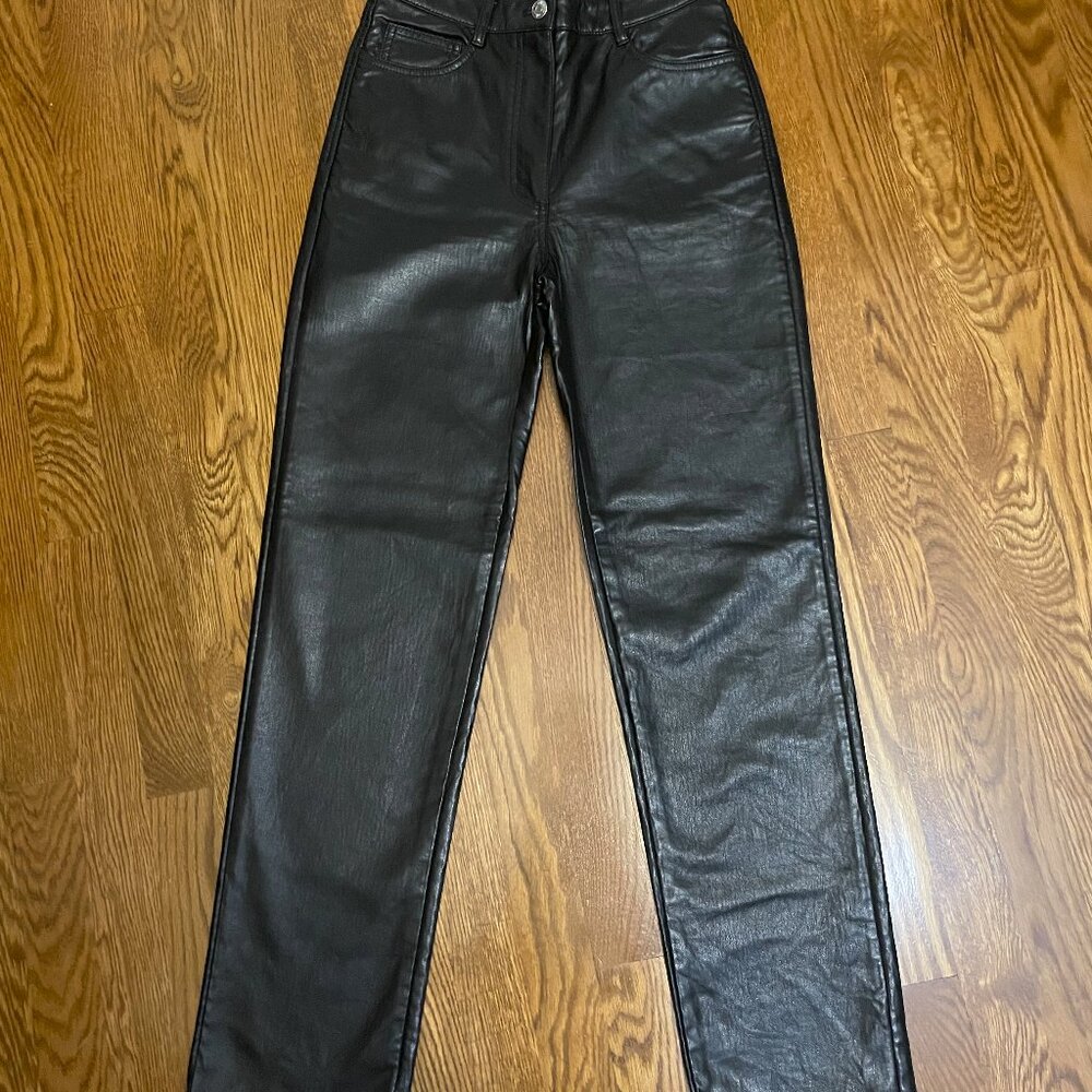 Wilfred Melna leatherette pants